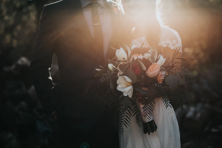 Un mariage dans un jardin